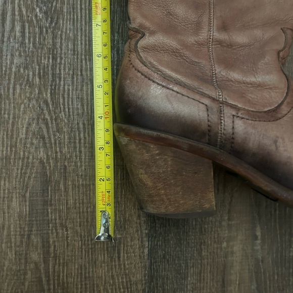 Sam Edelman Size 8M slight slouch cowboy boots in good used condition - Picture 10 of 12